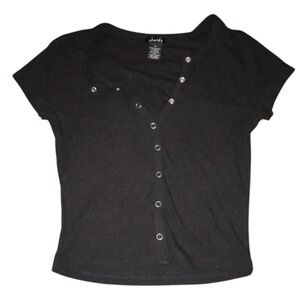 EUC- Black Crop Top